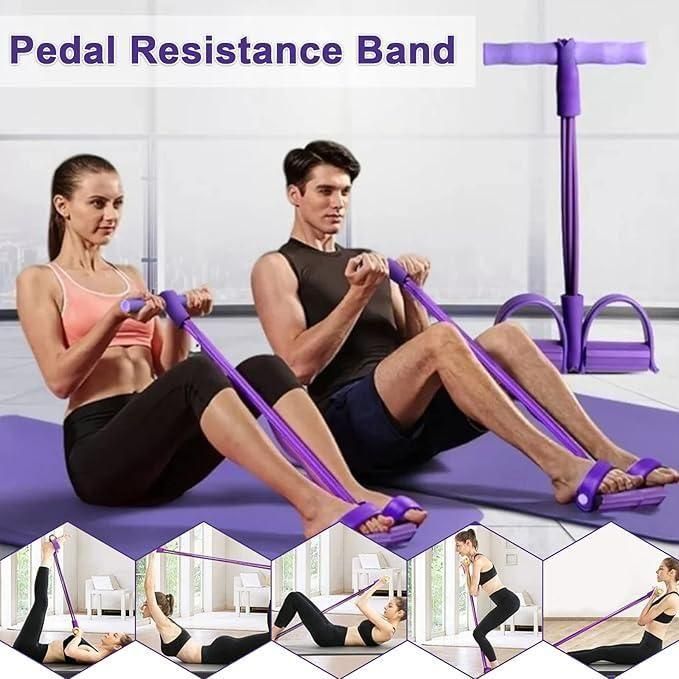 FlexiPull Yoga Pedal Puller Resistance Band Fitness Equipment