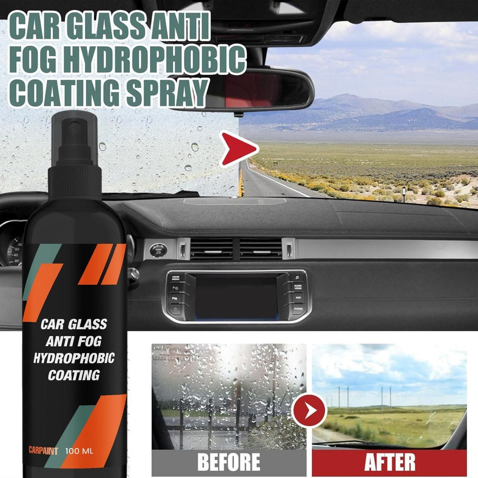 AquaRepel | Car Glass Anti-Fog Hydrophobic Coating 100ml(Pack Of 2)