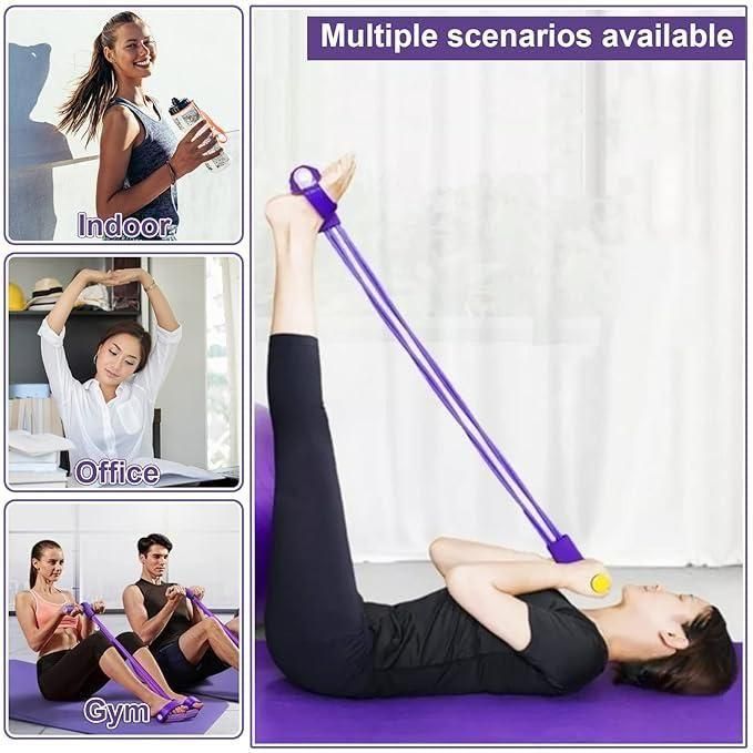 FlexiPull Yoga Pedal Puller Resistance Band Fitness Equipment