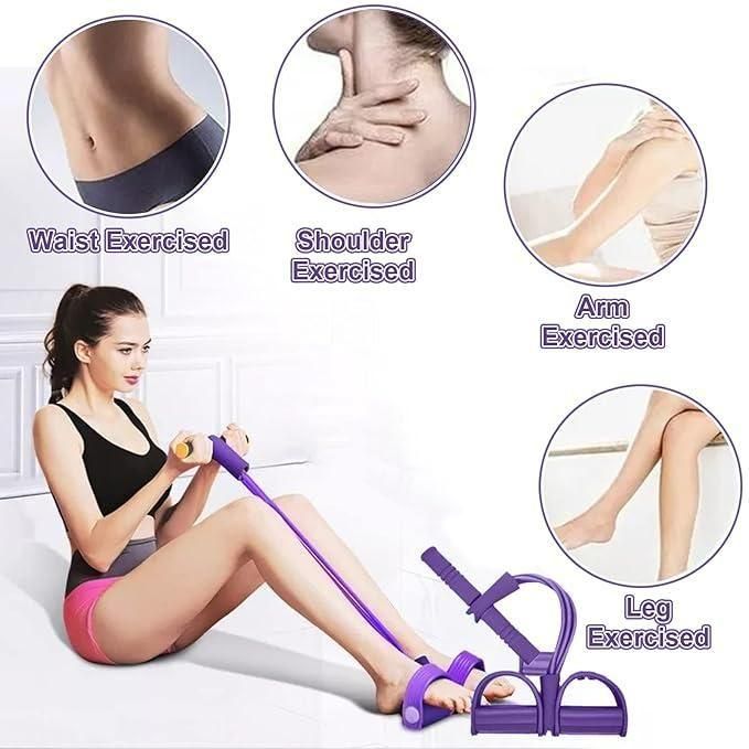 FlexiPull Yoga Pedal Puller Resistance Band Fitness Equipment