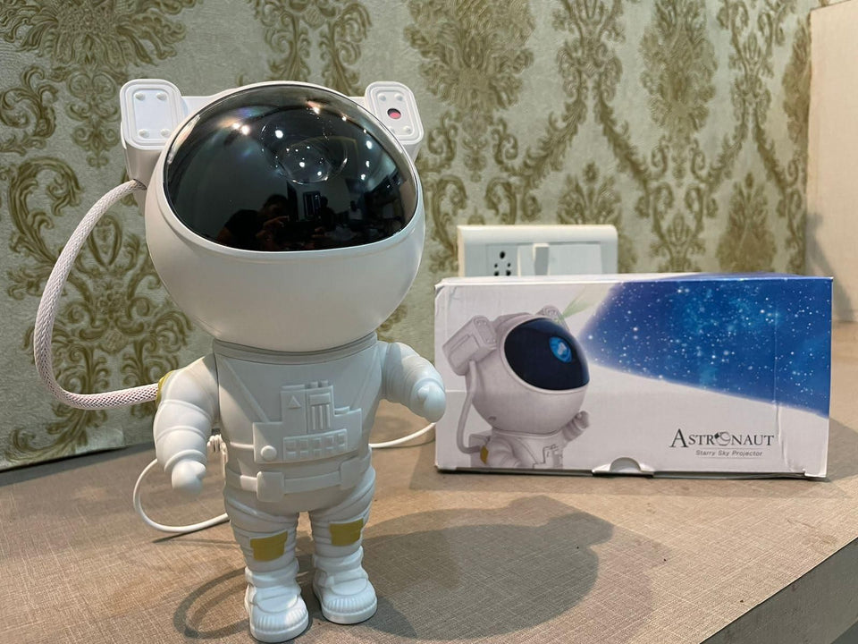 AstroGlow | Astronaut Galaxy Projector - 360 Magnetic Head Rotation, Remote Control
