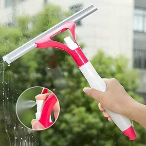 AquaWipe Rubber and Aluminum Wiper with Water Sprayer Tool