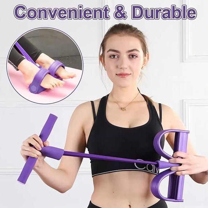 FlexiPull Yoga Pedal Puller Resistance Band Fitness Equipment